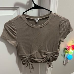 garage crop top / baby tee